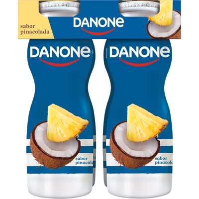 Iogurte Líquido Danone Piña Colada 4x155g