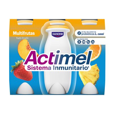Iogurte Líquido Actimel Multifrutas 6x100g