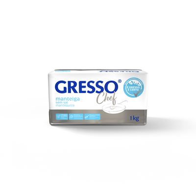 Manteiga sem Sal Gresso em Papel 1kg