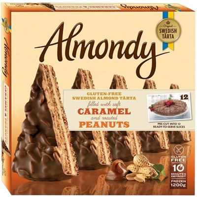 Tarte Almondy Caramelo e Amendoim Congelada 1,2kg