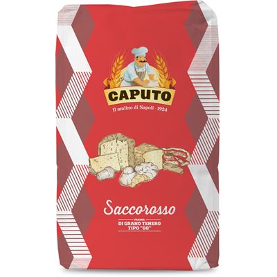 Farinha de Trigo Caputo Tipo 00 Saccorosso 25kg