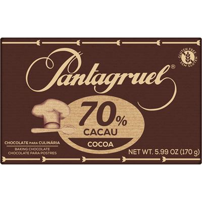 Tablete de Chocolate Negro 70% Pantagruel 170g