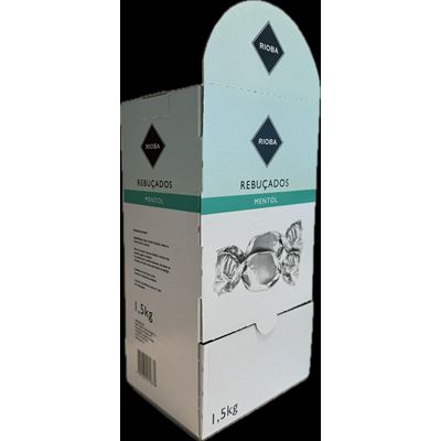 Rebuçados Rioba Mentol Display 1,5kg