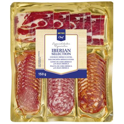 Sortido Ibérico Fatiado METRO Chef 150g
