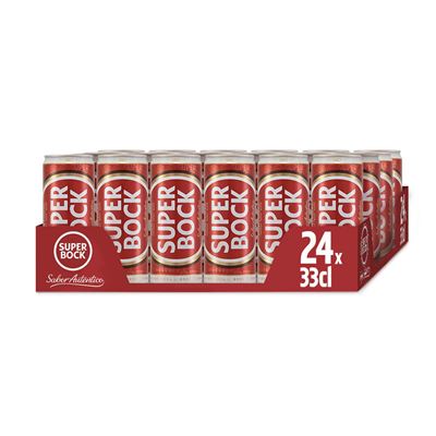 Cerveja Super Bock Lata 24x33cl