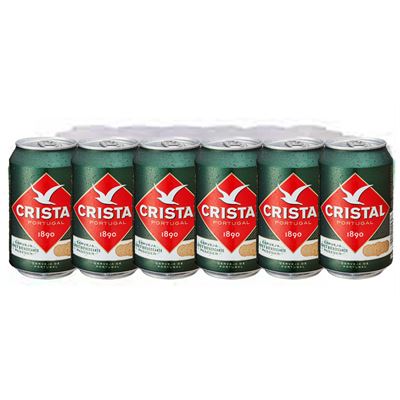 Cerveja Cristal Lata 24x33cl