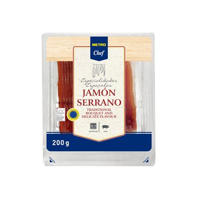 Presunto Serrano Fatiado METRO Chef 200g