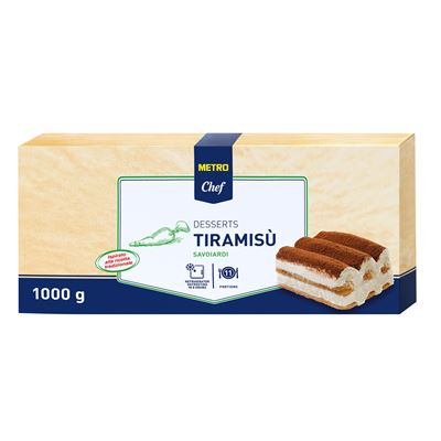 Tiramisu Savoiardi METRO Chef Congelado 1kg