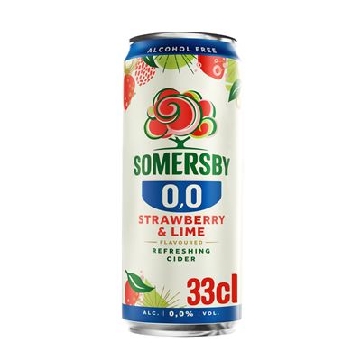 Sidra Somersby Amora e Lima sem Álcool 0,0% 24x33cl