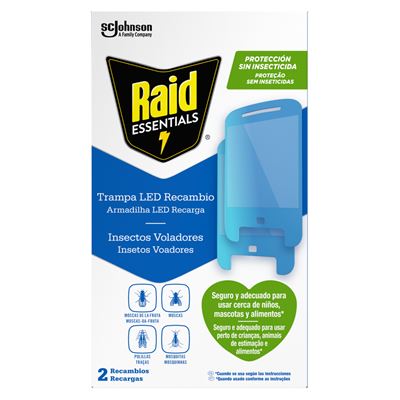 Recarga para Armadilha LED Raid 2 Unidades
