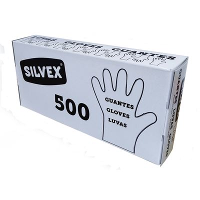 Luvas Descartáveis Silvex Tipo Palhaço 500un
