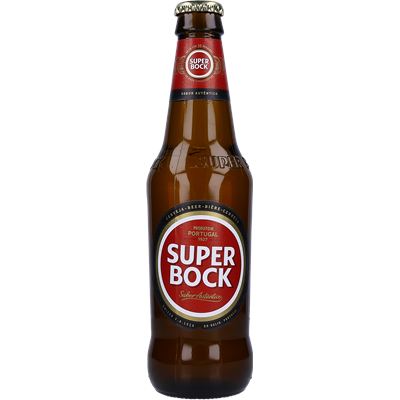 Cerveja Super Bock 24x33cl Garrafa Tara Retornável