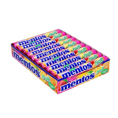 Rebuçados Mentos Stick 20 Unidades