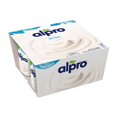 Iogurte Vegetal Alpro Yofu Natural 4x125g
