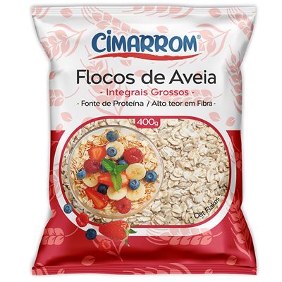 Flocos de Aveia Integrais Cimarrom 400g