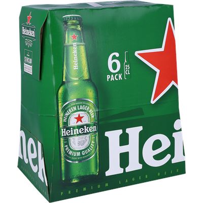 Cerveja Heineken 6x25cl