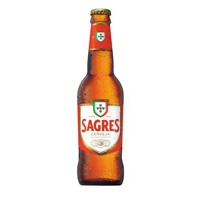 Cerveja Sagres Branca 24x33cl (Tara Retornável)