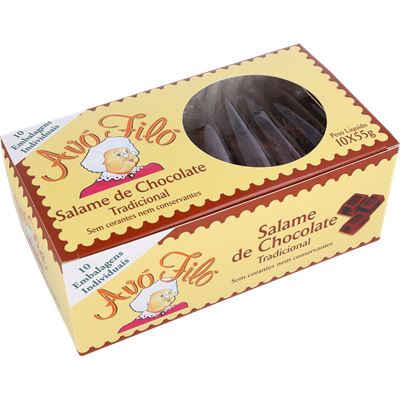Salame de Chocolate Fatiado Avó Filó 10x55g