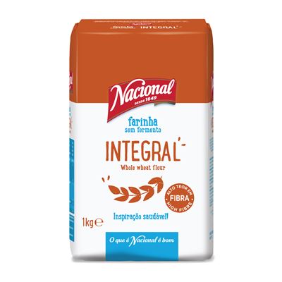 Farinha de Trigo Integral Nacional 1kg