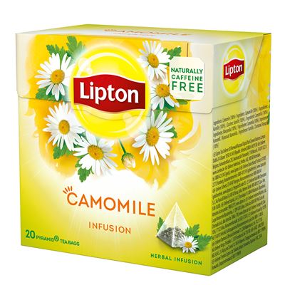 Chá de Camomila Lipton Pirâmide 20 Saquetas