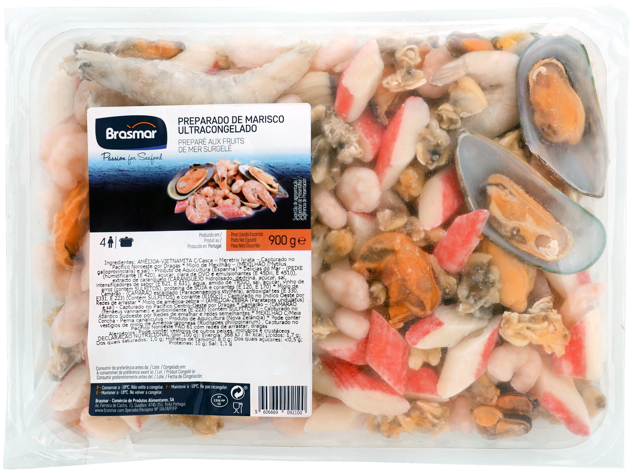 BRASMAR Preparado De Arroz De Marisco 900 G