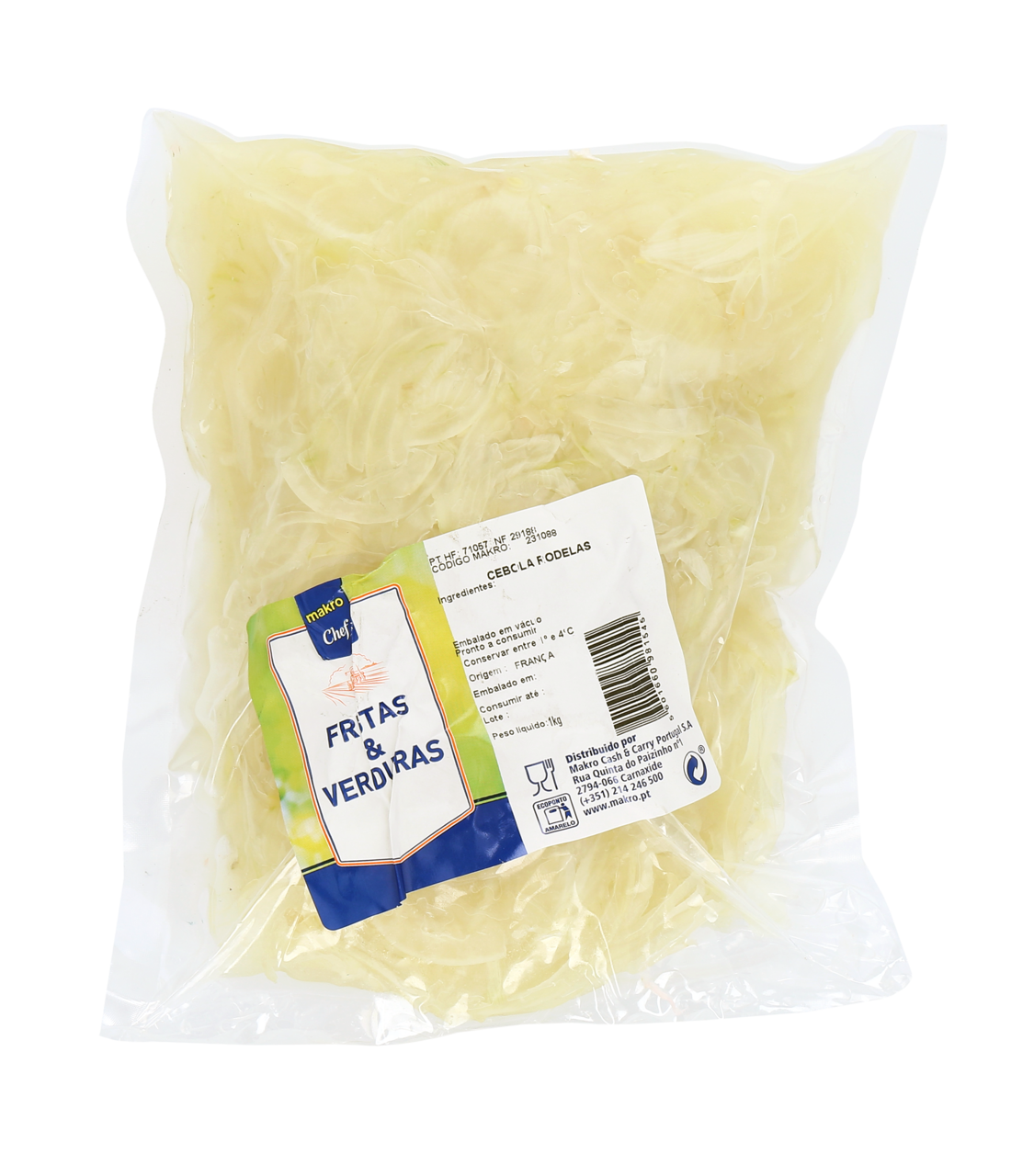 METRO Chef Cebola Rodelas 4 Gama 1kg