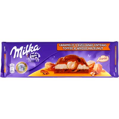 Chocolate Milka Toffee Caramelo & Nuts 300g