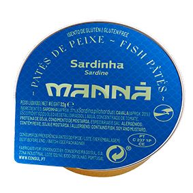 Paté de Sardinha Manna 24x22g