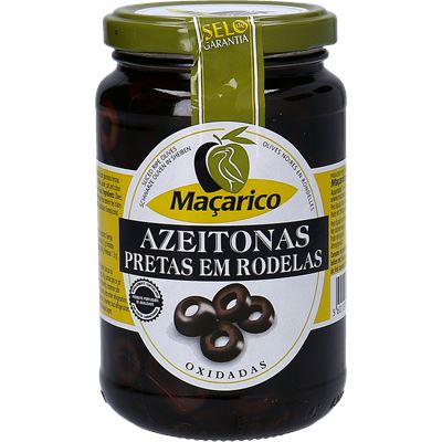 Azeitona Preta em Rodelas Macarico 165g