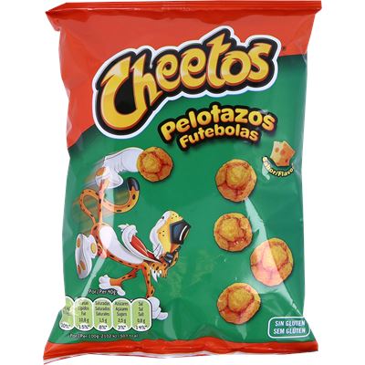 Snack de Milho Cheetos Futebolas 40g