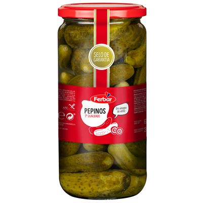 Pepino em Vinagre Ferbar 680g