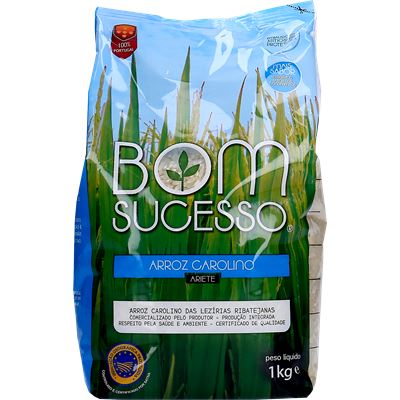 Arroz Carolino Bom Sucesso 1kg
