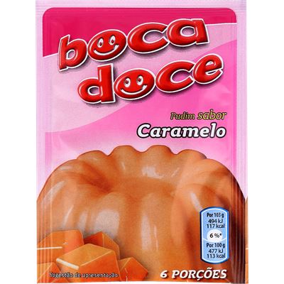 Pudim de Caramelo Boca Doce 22g