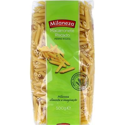 Massa Macarronete Riscado Milaneza 500g