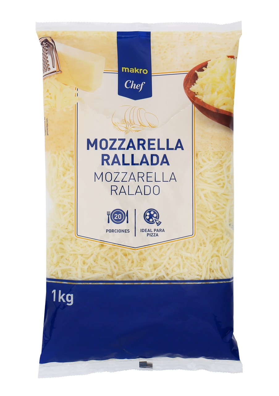 METRO Chef Queijo Mozzarella Ralada 100% 1 Kg