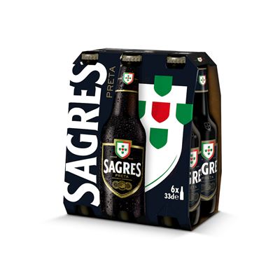 Cerveja Preta Sagres 33cl