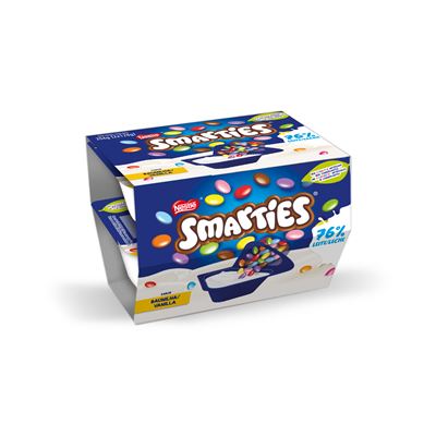 Iogurte Smarties Baunilha Nestlé 2x128g