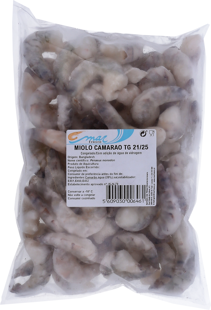 MARFRESCO Miolo Camarao Black Tiger 21/25 800 G