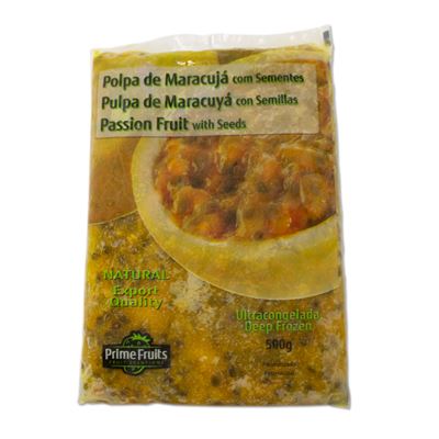 Polpa de Maracujá Congelada com Sementes Brasfrut 500g