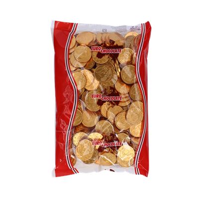 Moedas de Chocolate de Leite Eurochocolate 1kg