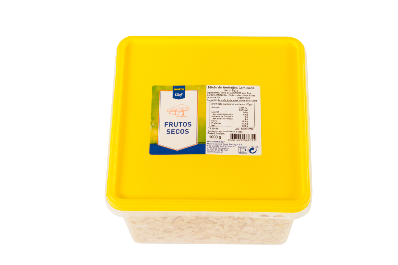 METRO Chef Amendoa Miolo Sem Pele Laminada 1000G