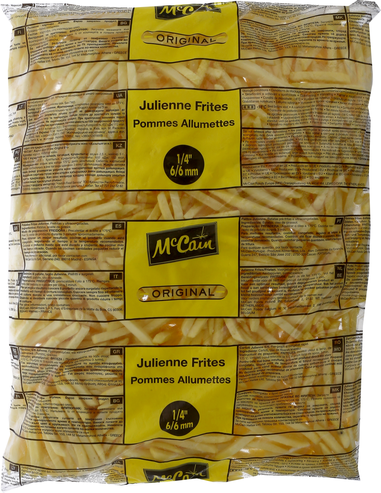 McCain Batata 6 X 6 2,5 Kg