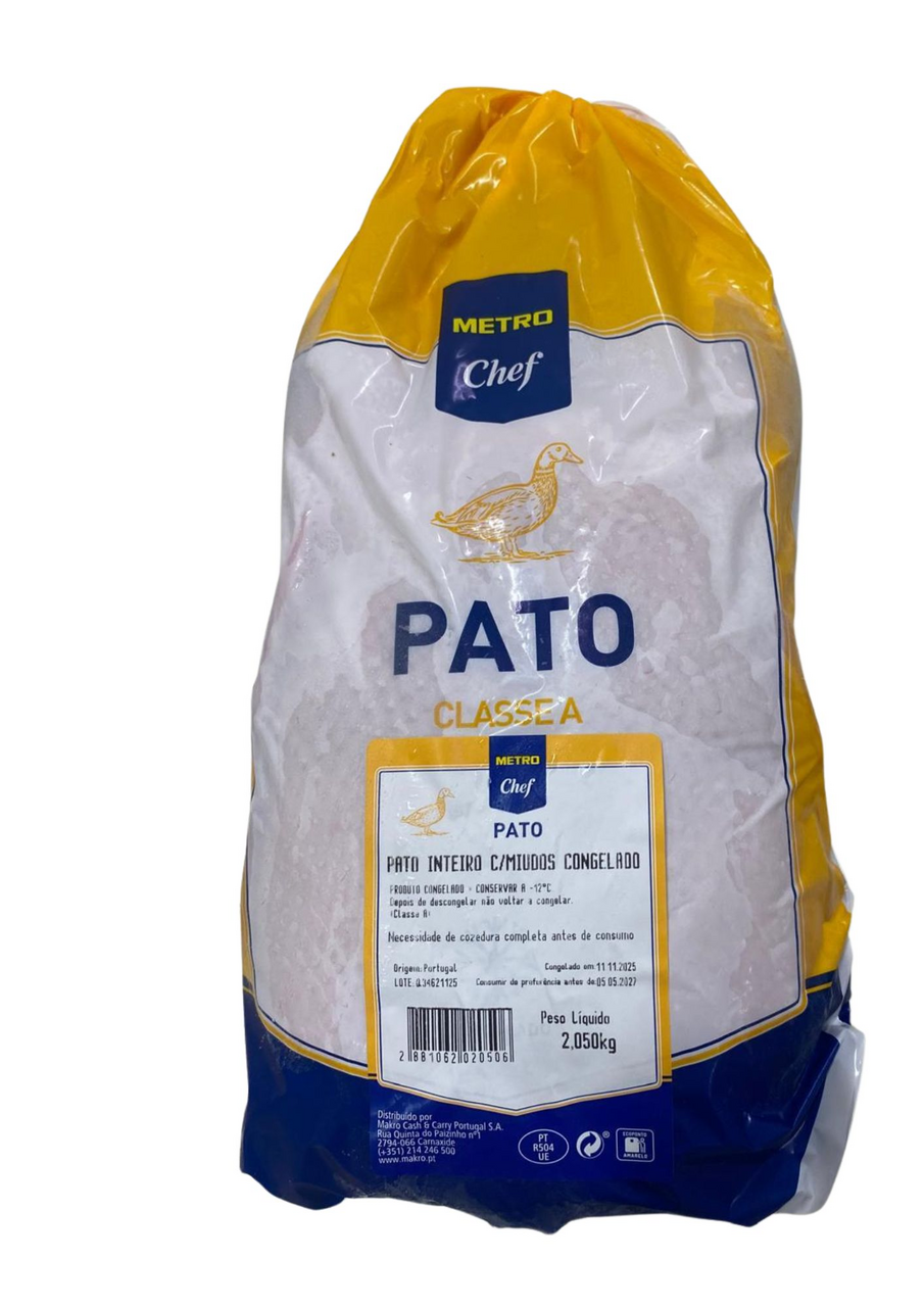 METRO Chef Pato Com Miúdos Inteiro Avibom Congelado - Bp