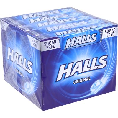 Rebuçados Halls Eucalipto sem Açúcar 20un