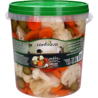 Pickles em Vinagre Cantoliva 4,8kg