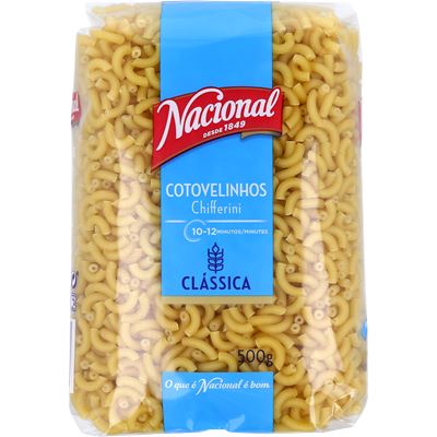Massa Cotovelinhos Nacional 500g