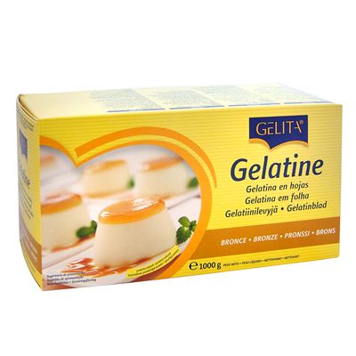Gelatina em Pó Gelita Bronze 300 Bloom 1kg