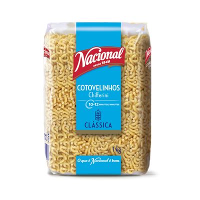 Massa Cotovelinhos Nacional 1kg