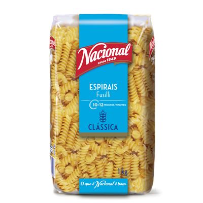 Massa Fusilli Nacional 1kg