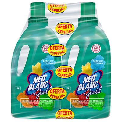 Lixívia Neoblanc Gentil 2x2L